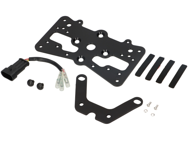 Nummernschildhalter Rücklicht - RIZOMA - Vespa GTS/HPE 125-310 ccm (ab Bj. 2023) - schwarz